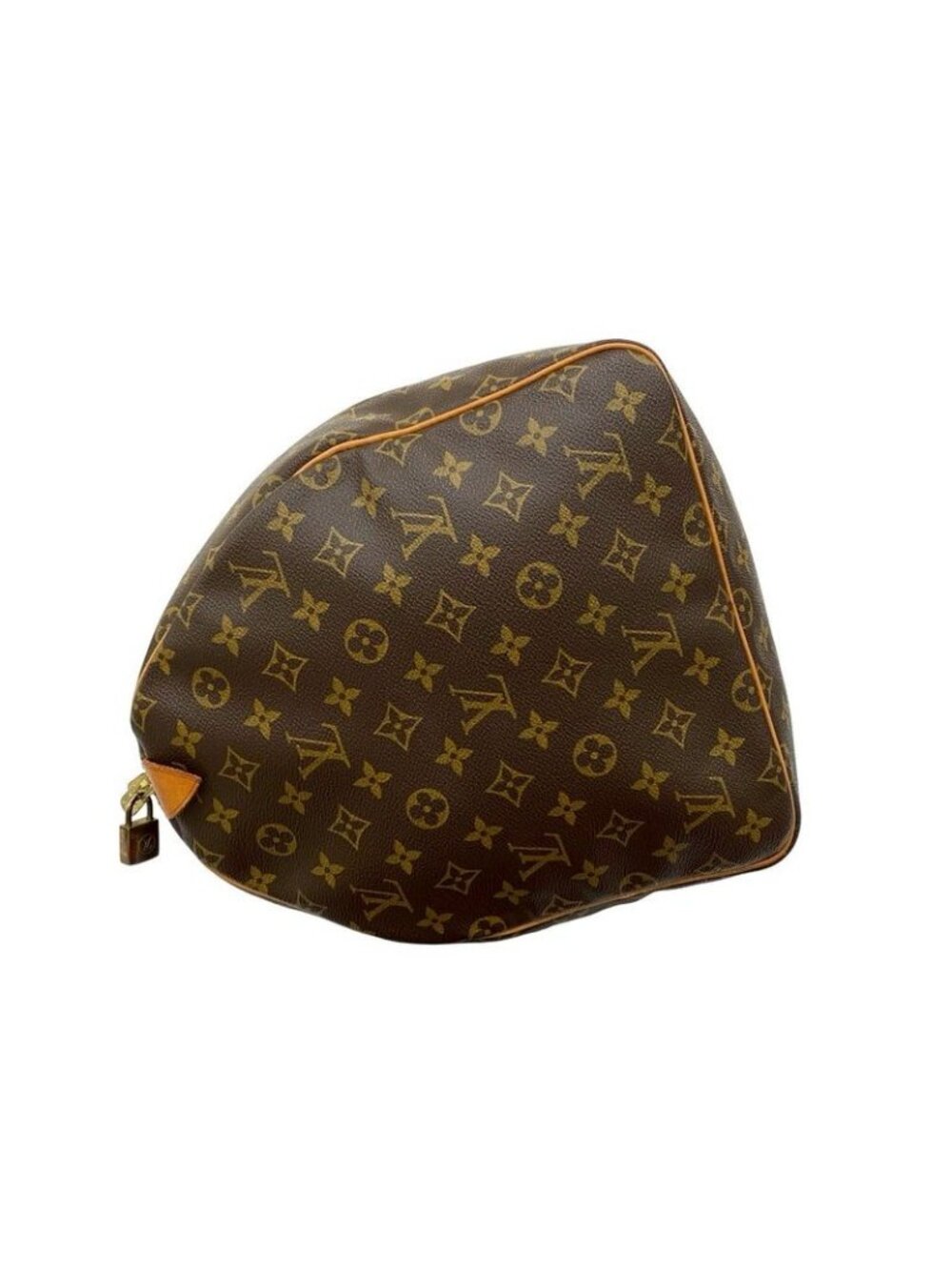 Louis Vuitton Vintage Speedy 55 Leather Boston Bag Brown - Picture 5 of 9